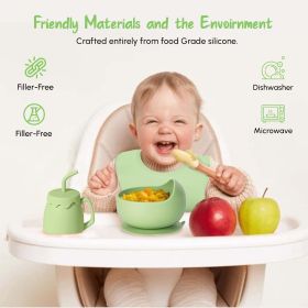 Home (Option: Baby feeding Set Green)