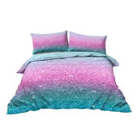 3PCS Ultra Soft Duvet Cover Set For Comforter Star Bedding Set Full Queen King Size (Option: King-Multicolor)