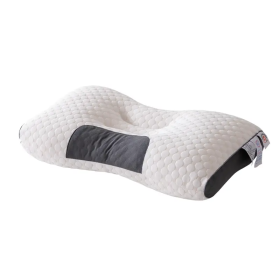 YBZ 3D Knitted Cotton Massage Pillow 1pack (Color: White)
